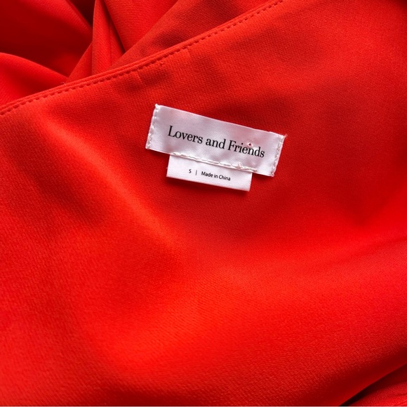 Lovers and Friends Petra Gown Candy Red Size Small - Picture 4 of 4